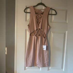Light Pink By The Way cutout dress